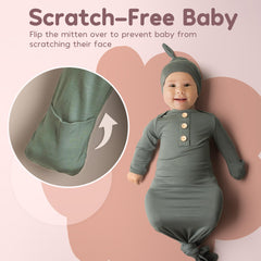 Noah Baby bottom knot design eases diaper changes for newborns.