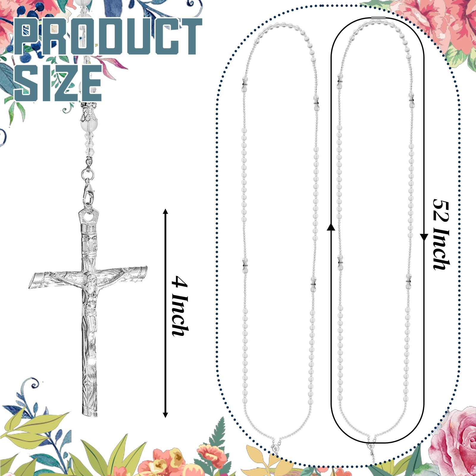 Noamus Lazo de Boda double-loops-52-inch-circumference ensures secure drape during processions