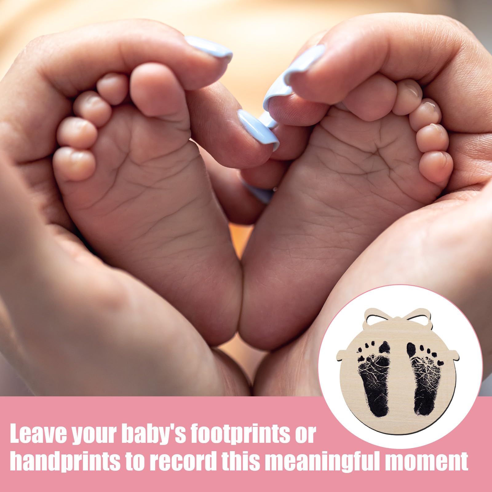 Nogeqi birth-stats-engraving presents date, time, height and weight for a memory-filled display.