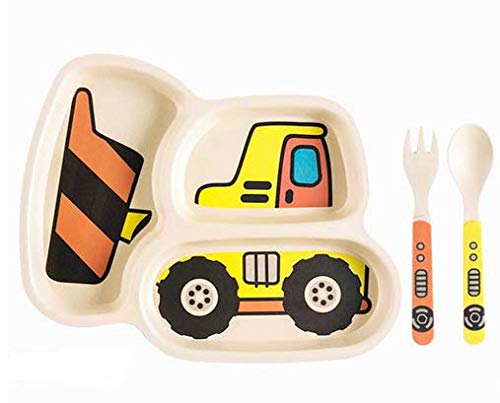 Nohlerlife baby dinnerware spoons and forks pack for easy feeding and self-service