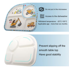 Nohlerlife kids feeding-set cup with animal theme reduces spills.