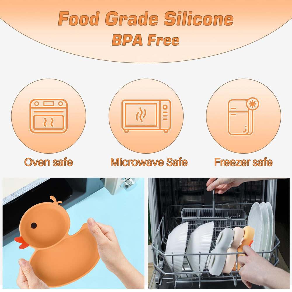 nohlerlife microwave and dishwasher-safe plate for quick reheats and easy cleaning