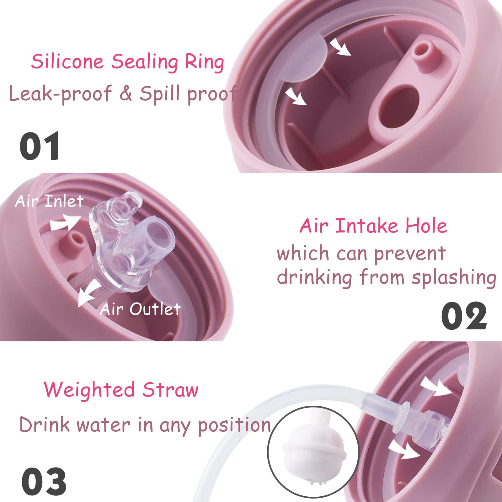 nohlerlife sippy cup dishwasher-safe parts for quick, thorough cleaning