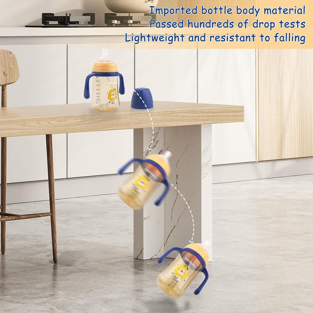 nohlerlife sippy cup yellow 6-months+ use for angled sipping practice