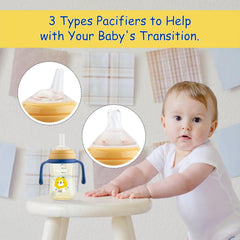 nohlerlife sippy cup yellow weighted straw closeup highlights liquid-following sipping