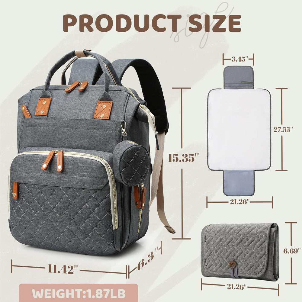 Noiclub diaper bag durable, water-resistant material for easy cleaning.
