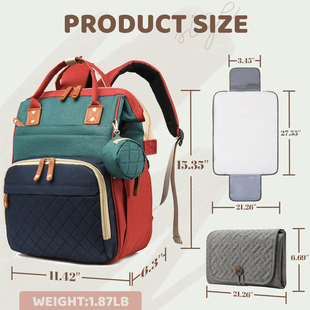 Noiclub diaper bag seven color options for family friendly style