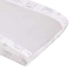 NoJo Harry Potter Magical Moments changing pad cover plush gray center for baby comfort