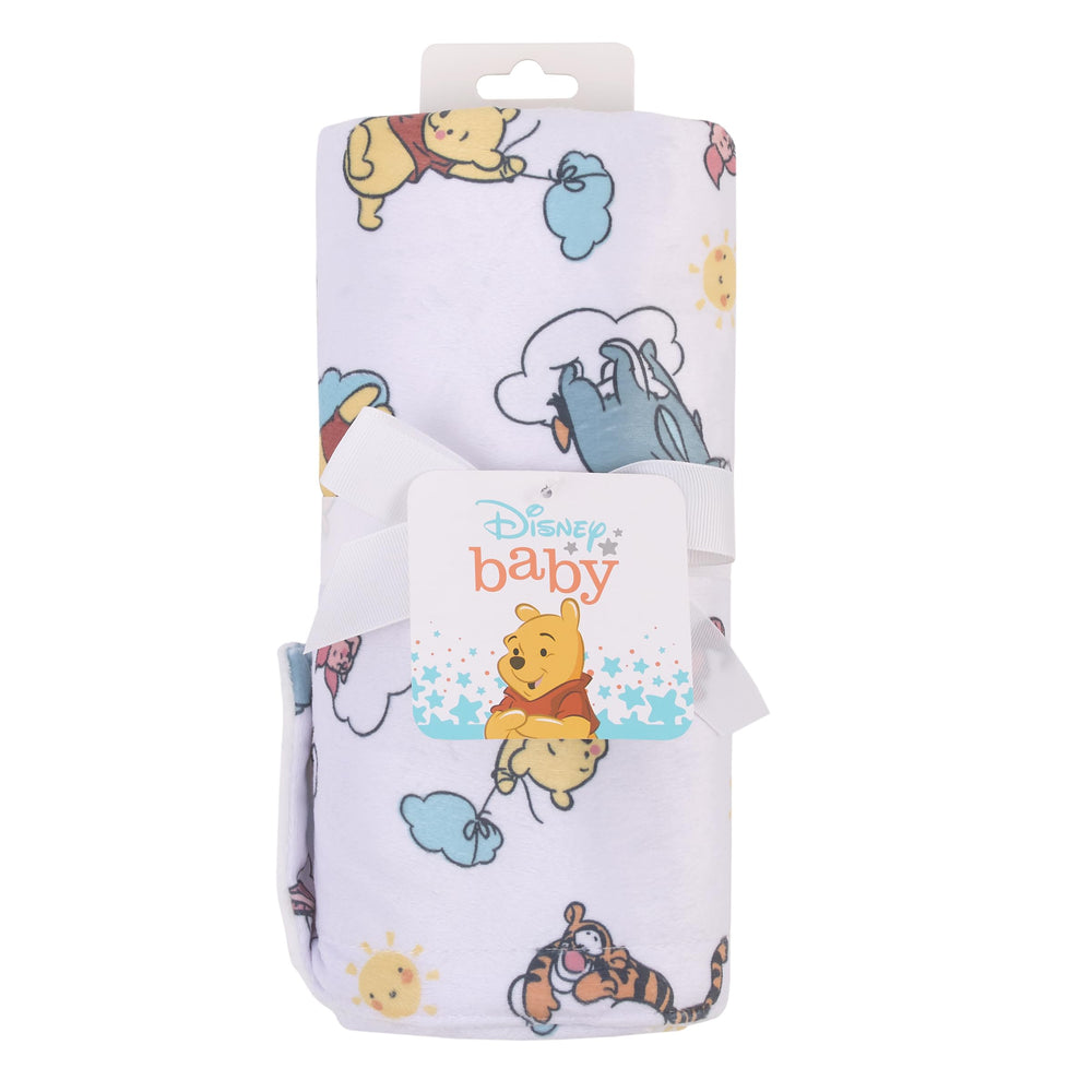 NoJo Pooh gift blanket ideal for baby showers.