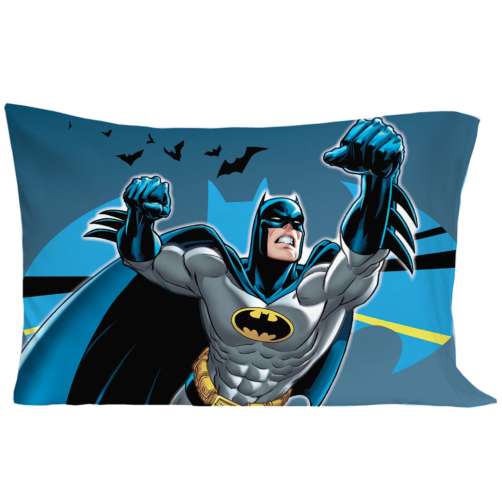 NoJo Batman fitted sheet with elastic fit keeps mattress secure