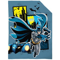 NoJo Batman top sheet 45x60 highlighting vivid colors for playful mornings