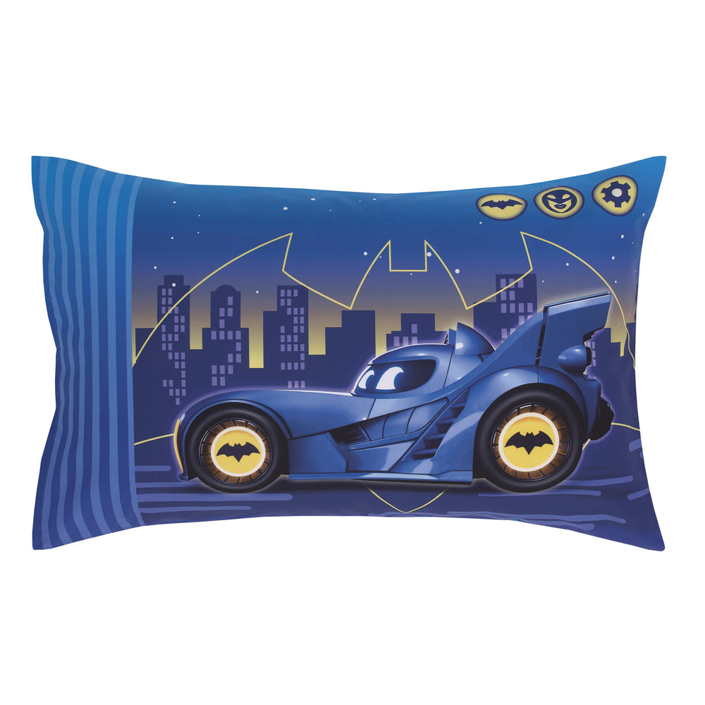 NoJo Batwheels colorway blue red yellow highlights iconic characters and vibrant kid-friendly visuals