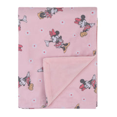 NoJo Minnie Mouse blanket complements nursery design with Disney charm