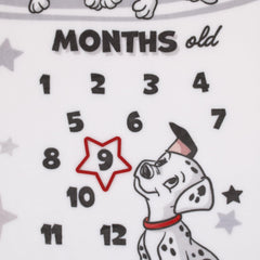 NoJo Disney 101 Dalmatians blanket dalmatian puppies graphics for playful baby photos.