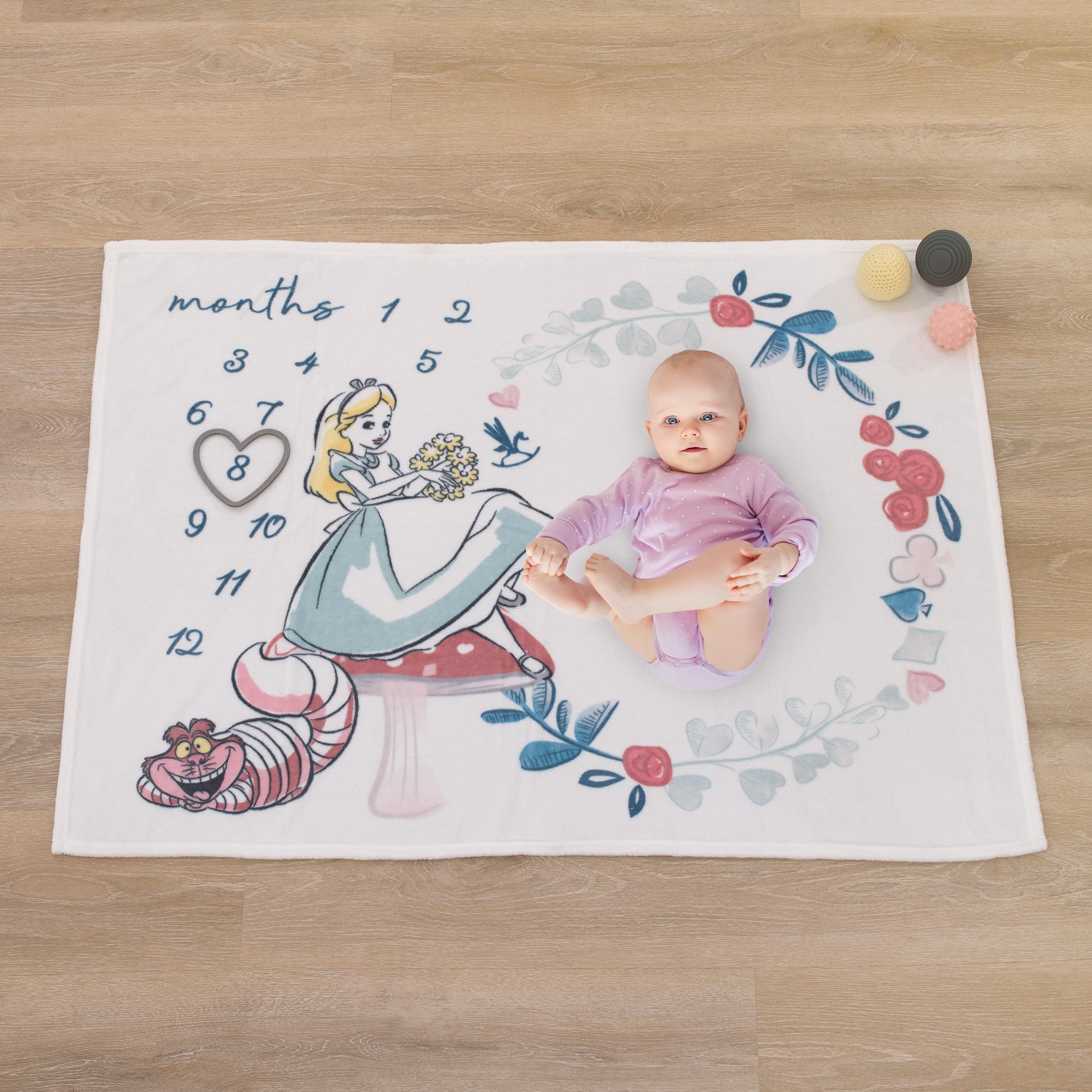NoJo blanket sized 40x50 inches as a versatile photo backdrop for newborns