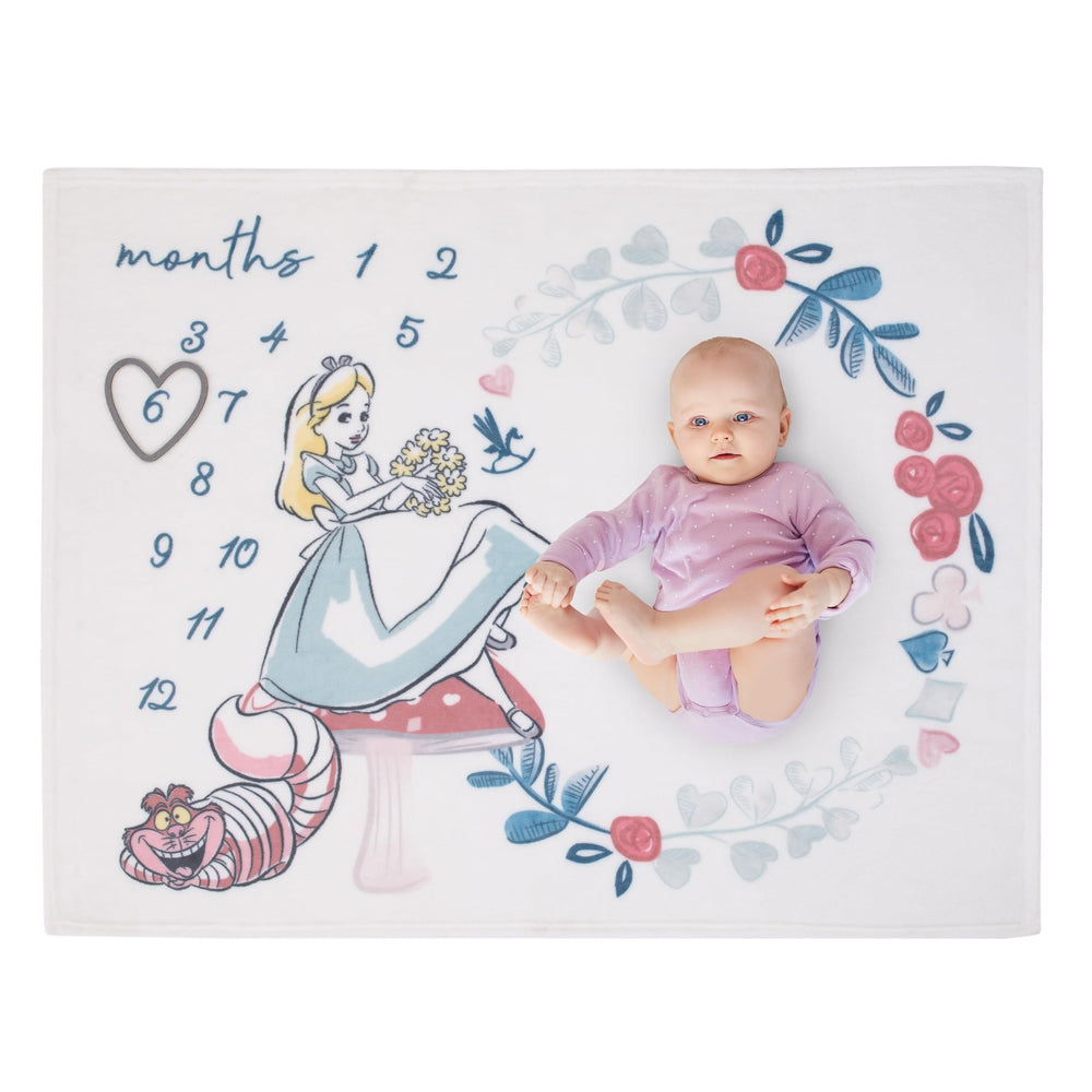 NoJo Alice Cheshire Cat detail showcasing whimsical charm for adorable baby photos