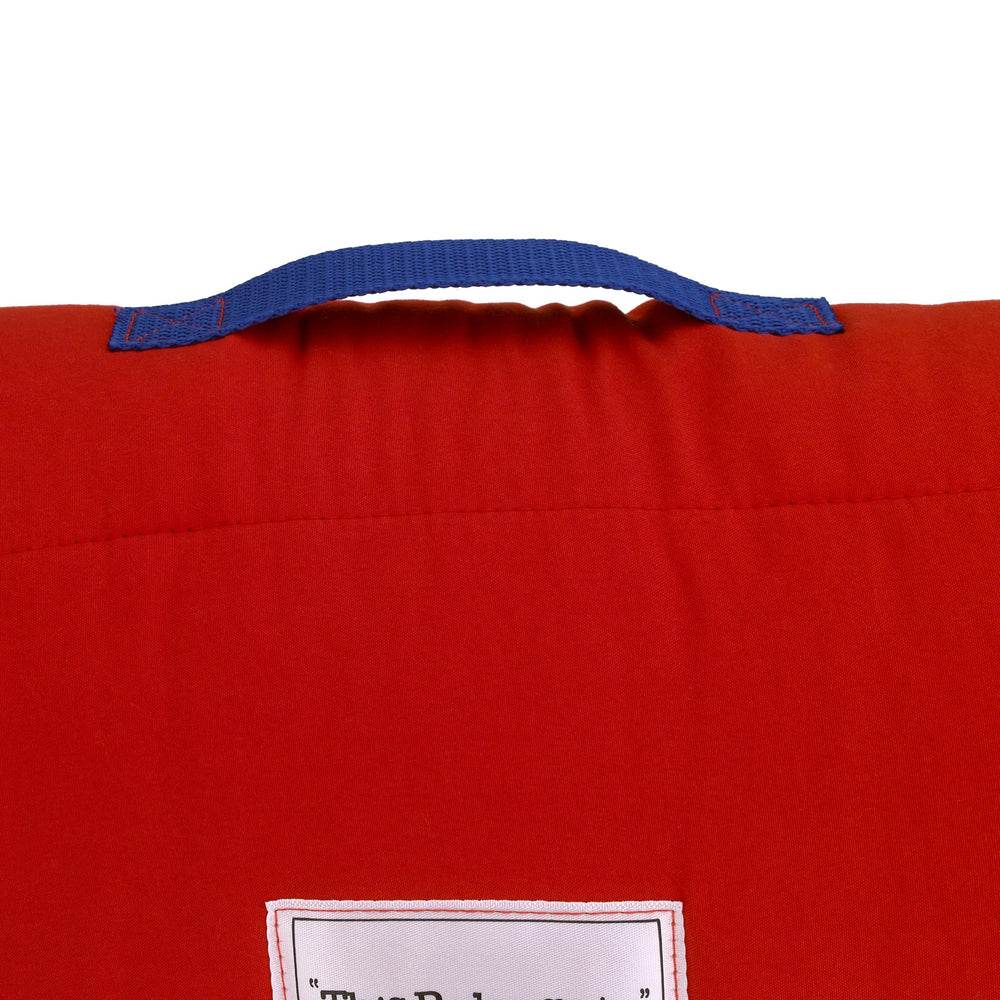 NoJo nap mat rolls up easily with carry strap for quick transport.