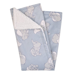 NoJo Disney Dumbo baby blanket used in stroller for on-the-go comfort.