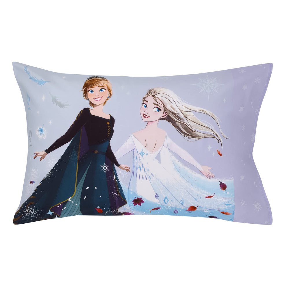 NoJo Disney Frozen Winter Cheer Anna Elsa Olaf print for imaginative bedtime stories.
