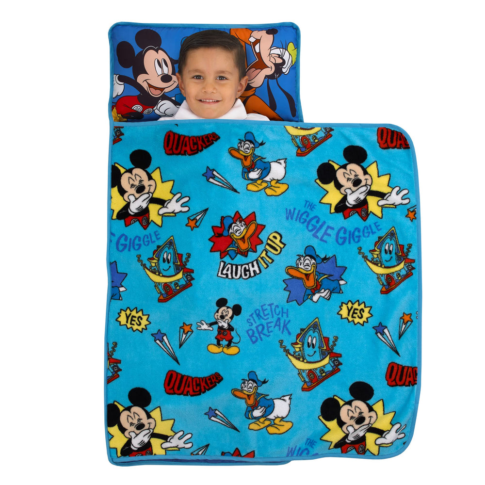 NoJo cozy blanket adds soft warmth during nap time and quiet moments.