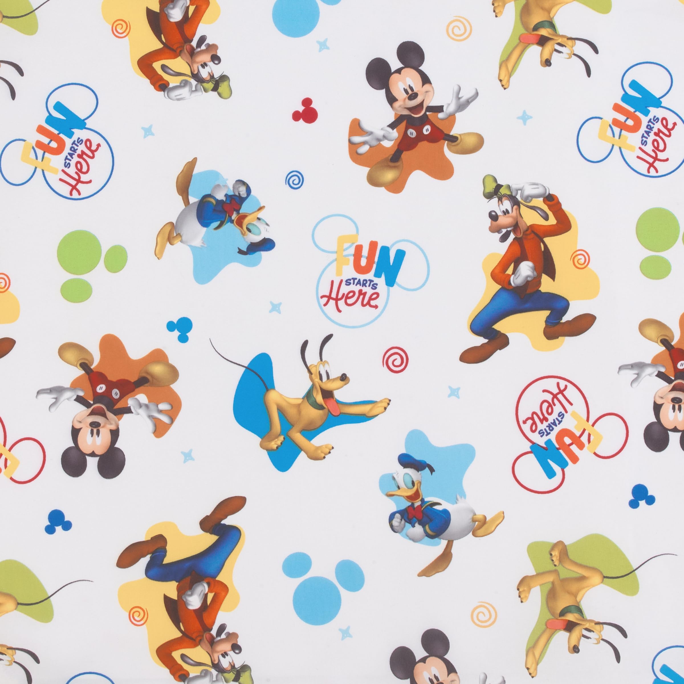 NoJo Disney Mickey nap mat attached pillowcase fits a standard pillow.