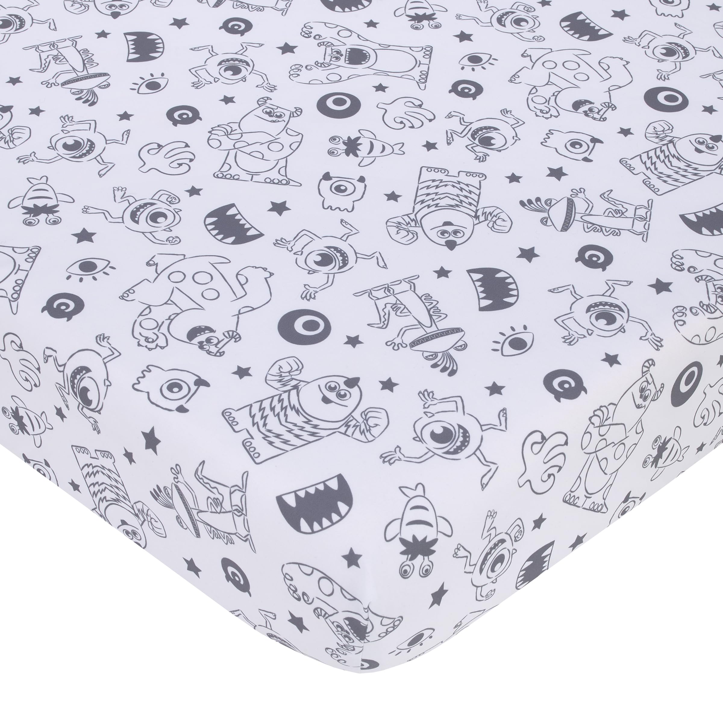 NoJo crib skirt adds a finished look and neat fit under the mattress