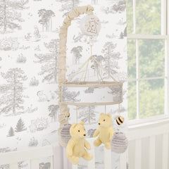 NoJo Pooh Hunny Fun mobile bees and honey pot for charming nursery decor and visual engagement.