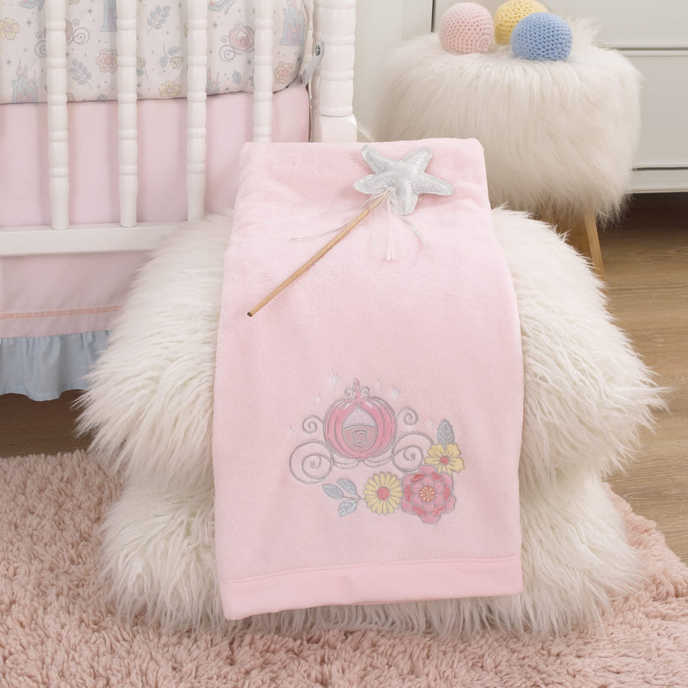 NoJo Disney Sweet Princess blanket stroller-use highlight demonstrates on-the-go comfort for baby adventures.