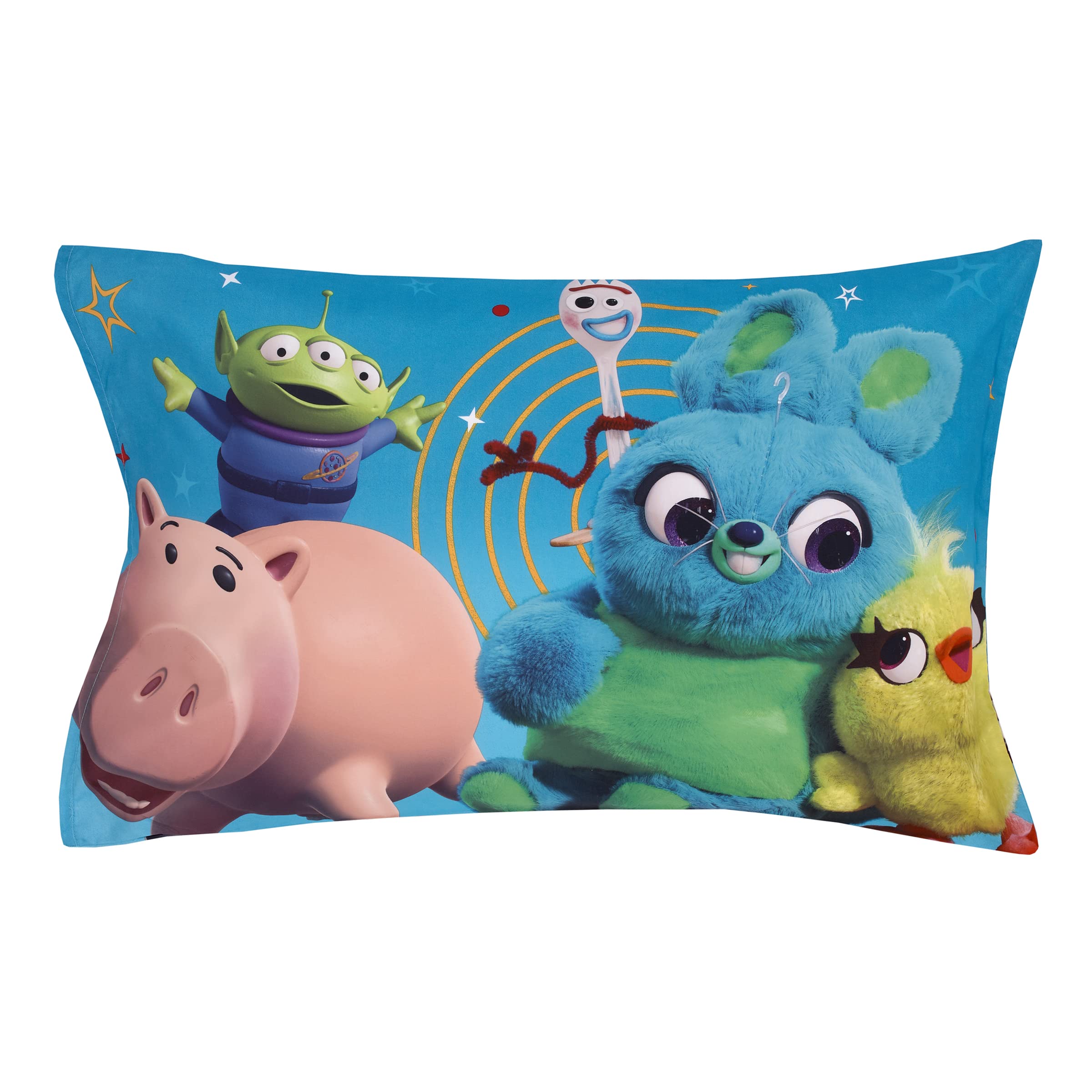 NoJo Toy Story Its Play Time crib-toddler mattress fit with full elastic edge for secure sleep.
