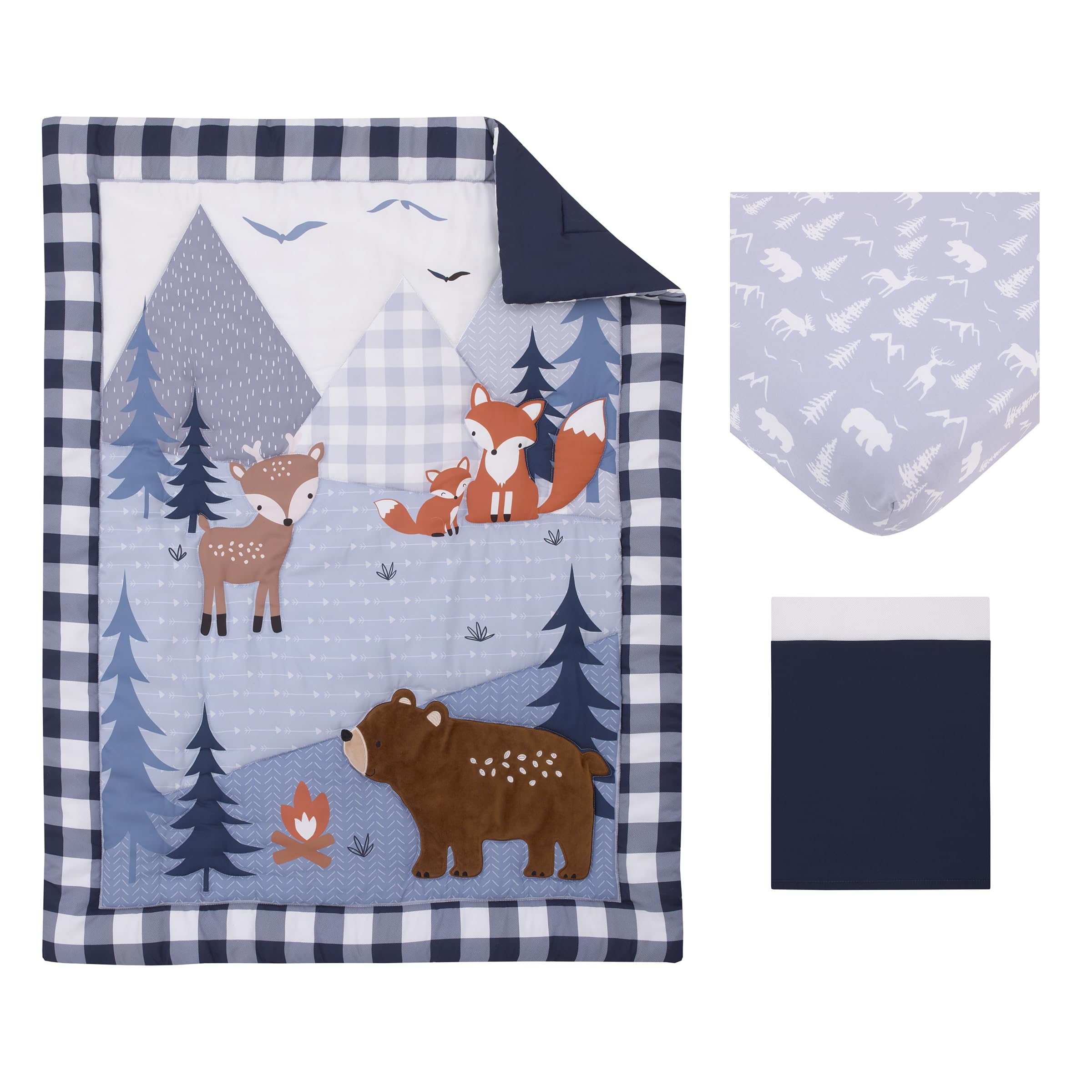 NoJo Little Love bedding set packaging showing complete 3-piece set