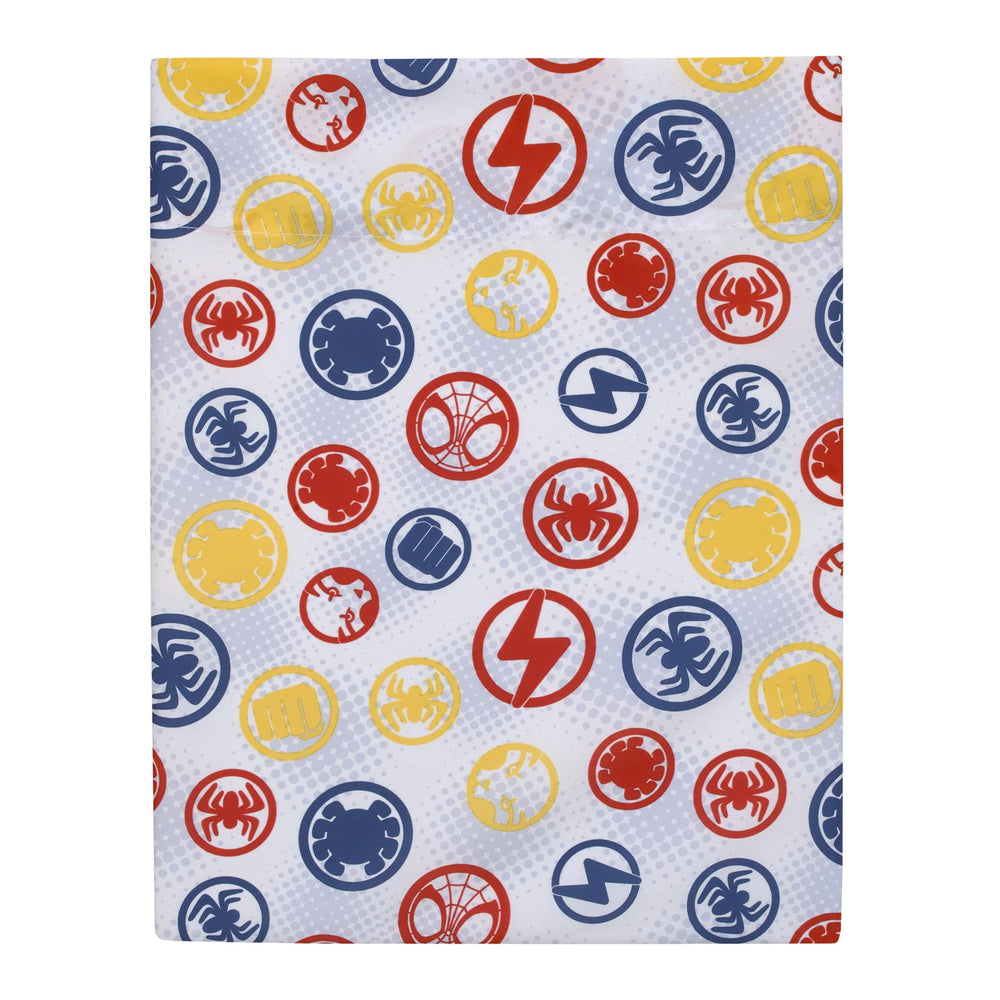 NoJo Marvel Spidey action-design bedding anchors bedtime stories with superhero-themed visuals.