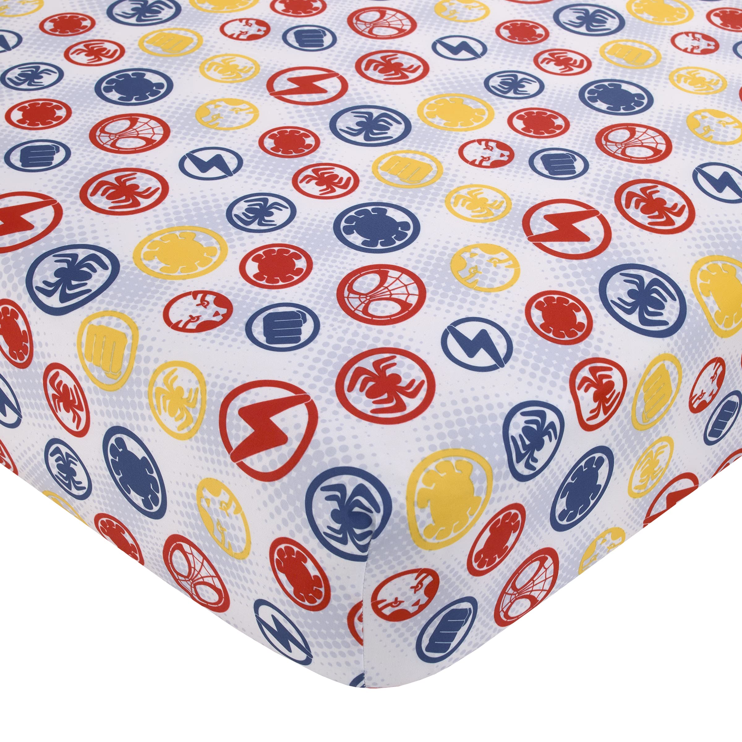 NoJo Marvel Spidey flat sheet showcases vibrant colors for playful no-fuss mornings.