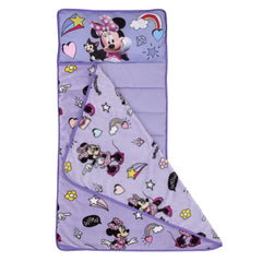 NoJo nap mat lavender pink colors provide soft, calming tones for rest time.