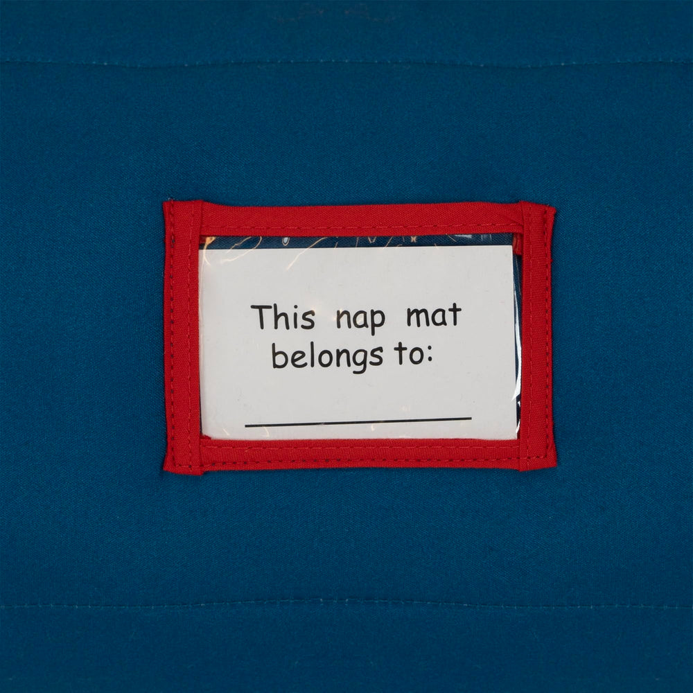 NoJo Paw Patrol nap mat size measured at 46 by 21 inches for toddlers.