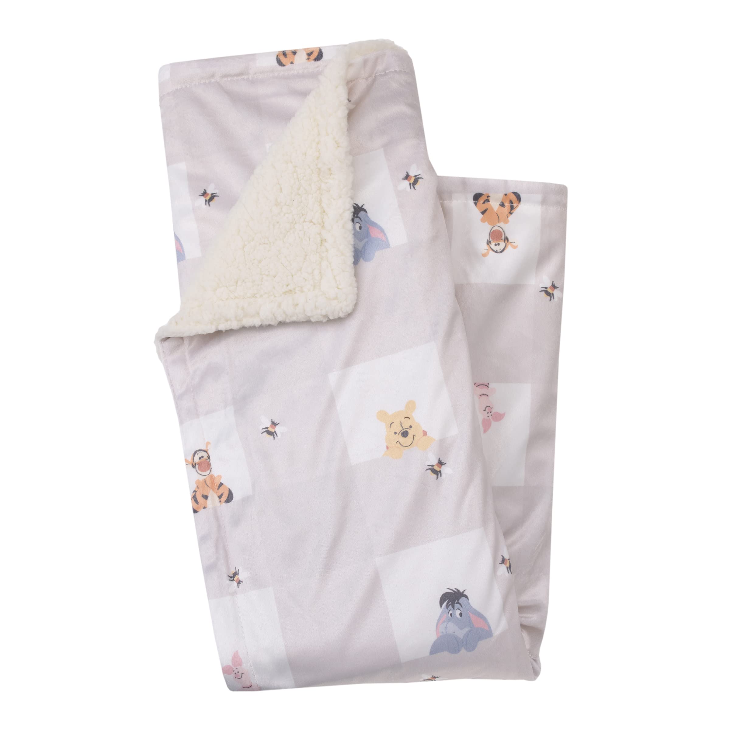 NoJo sherpa back white plush texture adds warmth and cuddly comfort.