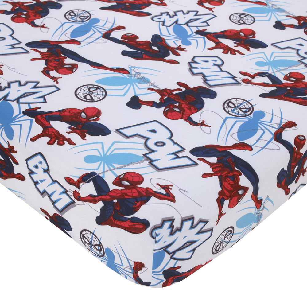 NoJo Spiderman to the Rescue top sheet offers soft, durable daily-use appeal