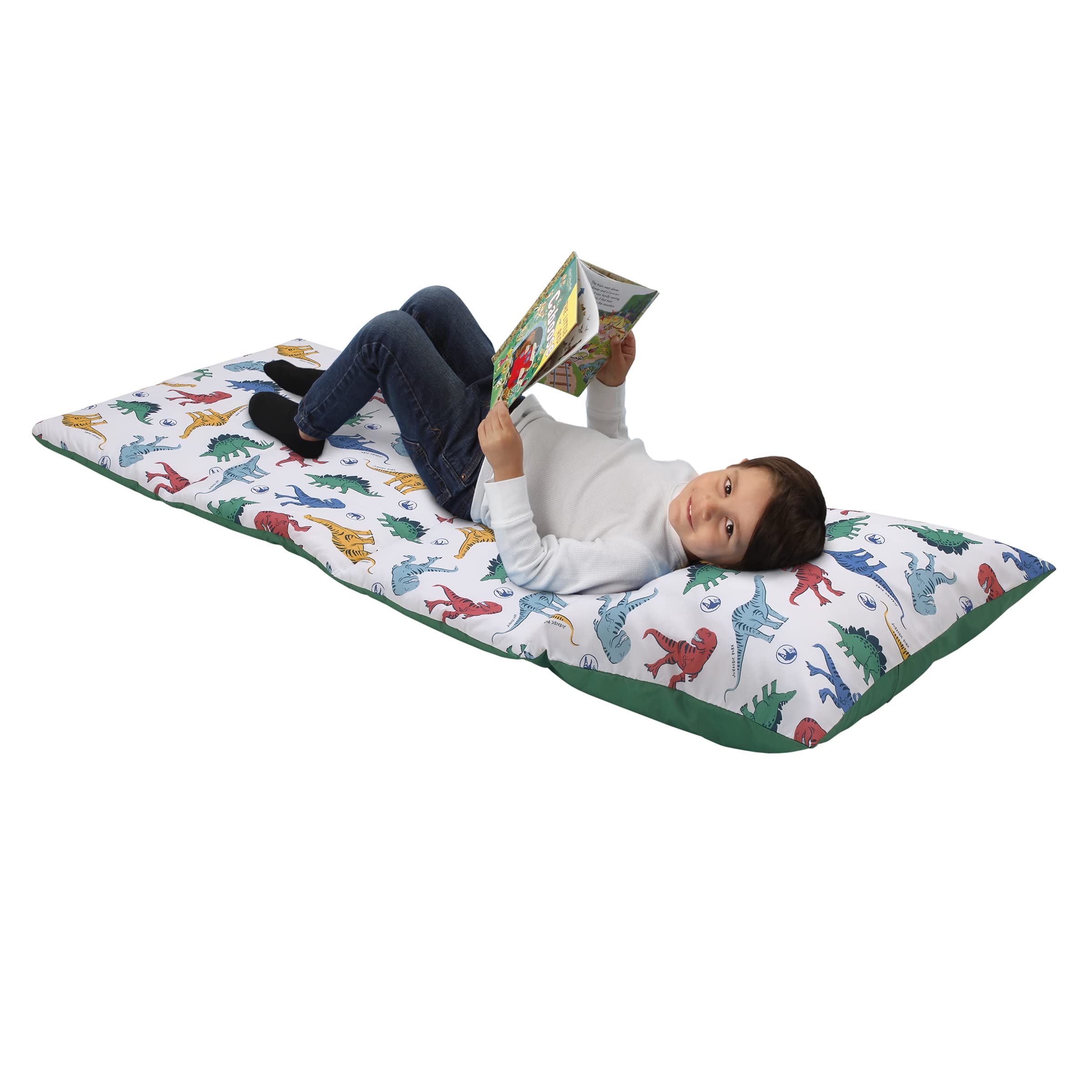 NoJo nap mat with built-in handle enables quick transport