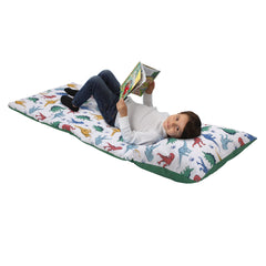 NoJo nap mat with built-in handle enables quick transport