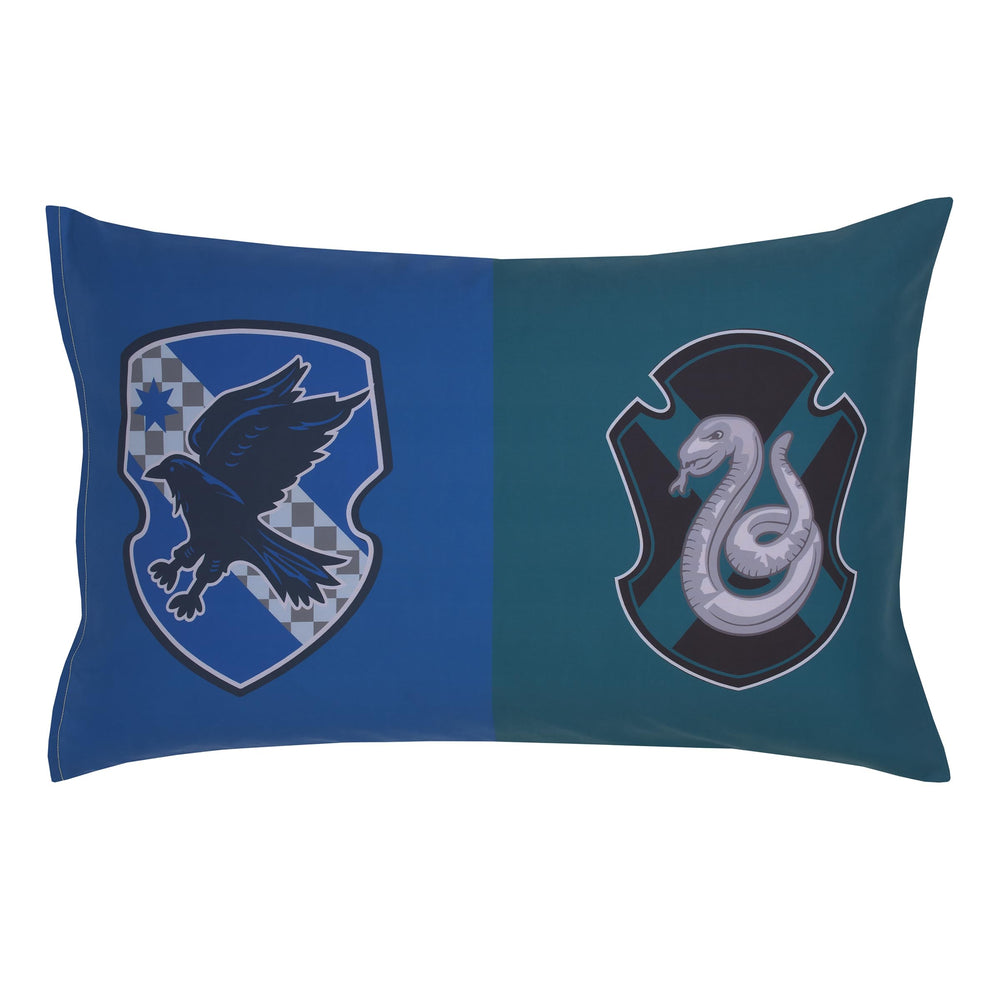 NoJo Harry Potter bed set navy gold burgundy theme enhances magical room ambiance