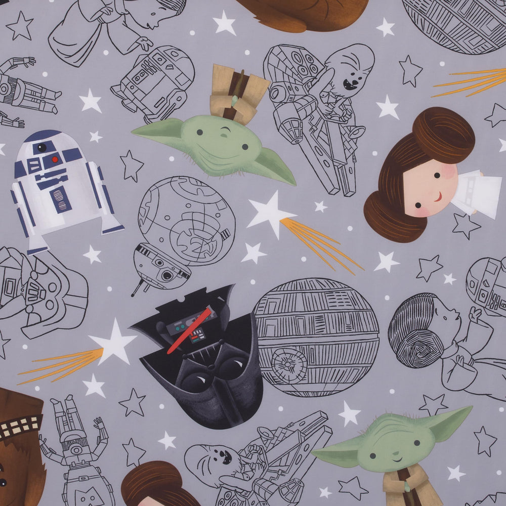 NoJo Star Wars nap mat daycare-friendly design suitable for sleepovers and preschool.