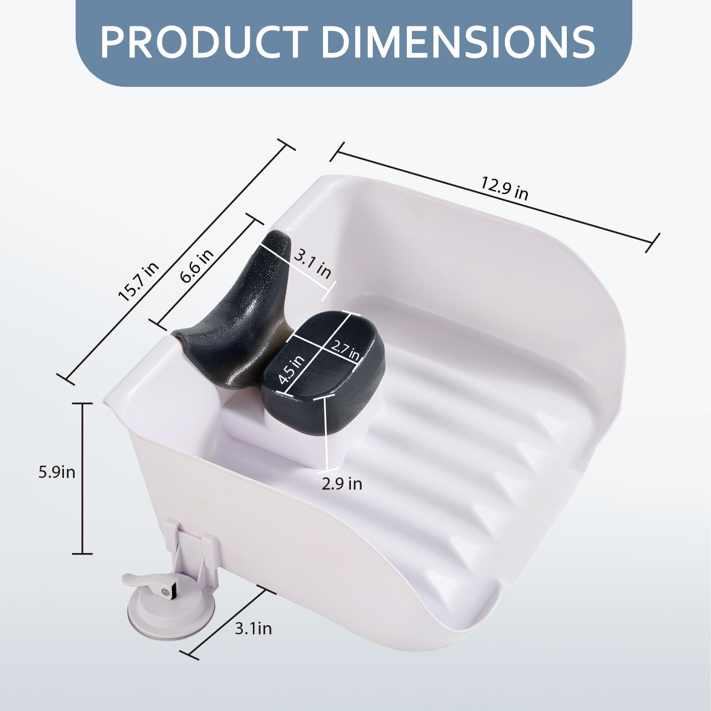 Nolasalon portable shampoo basin at home spa use for toddlers to seniors.