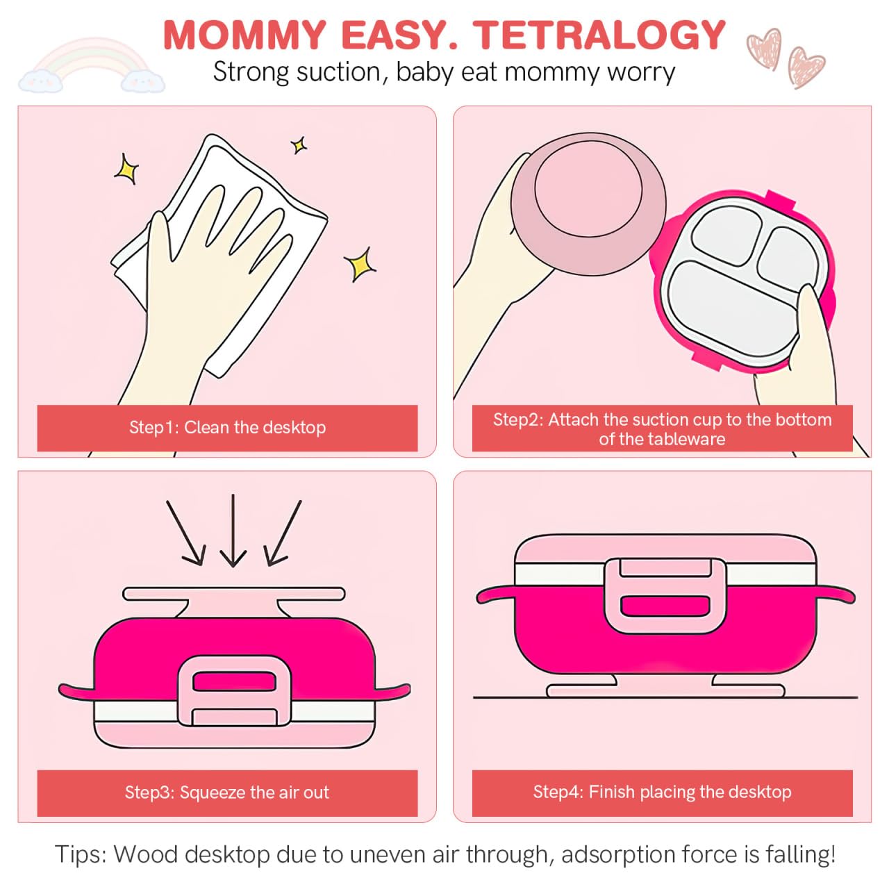 NOLITOY suction-cups-cleaning-and-care keeps non-slip grip over time.
