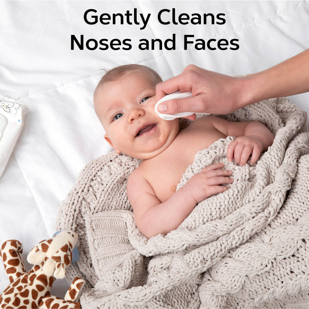 Nolla wipes close-up shows soft sheets ideal for sensitive skin
