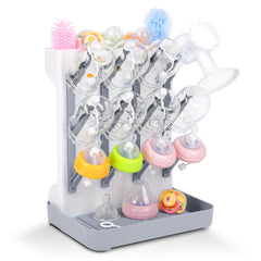 Nollapo Ultimate Bottle Drying Station with tilt-drain speeds up bottle drying