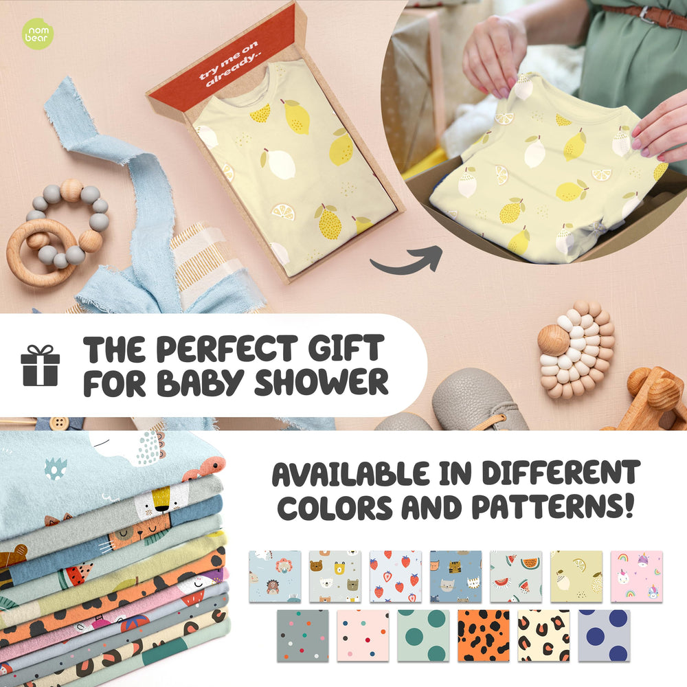 Nombear gift-ready packaging makes a thoughtful baby shower gift