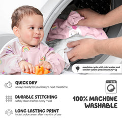 Nombear waterproof smock keeps sleeves dry during spills and splatters.