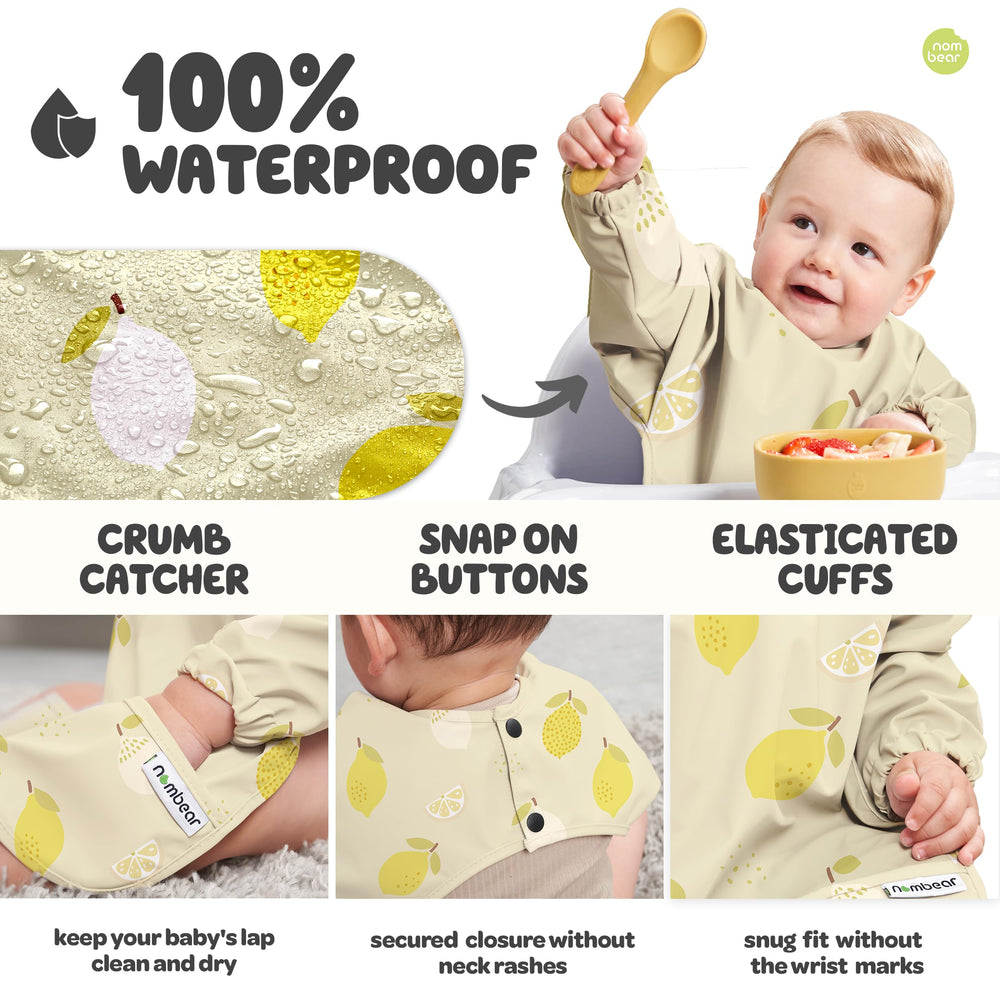 Nombear wipe-clean waterproof polyester fabric keeps cleanup quick