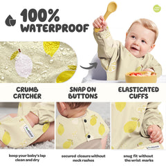 Nombear wipe-clean waterproof polyester fabric keeps cleanup quick