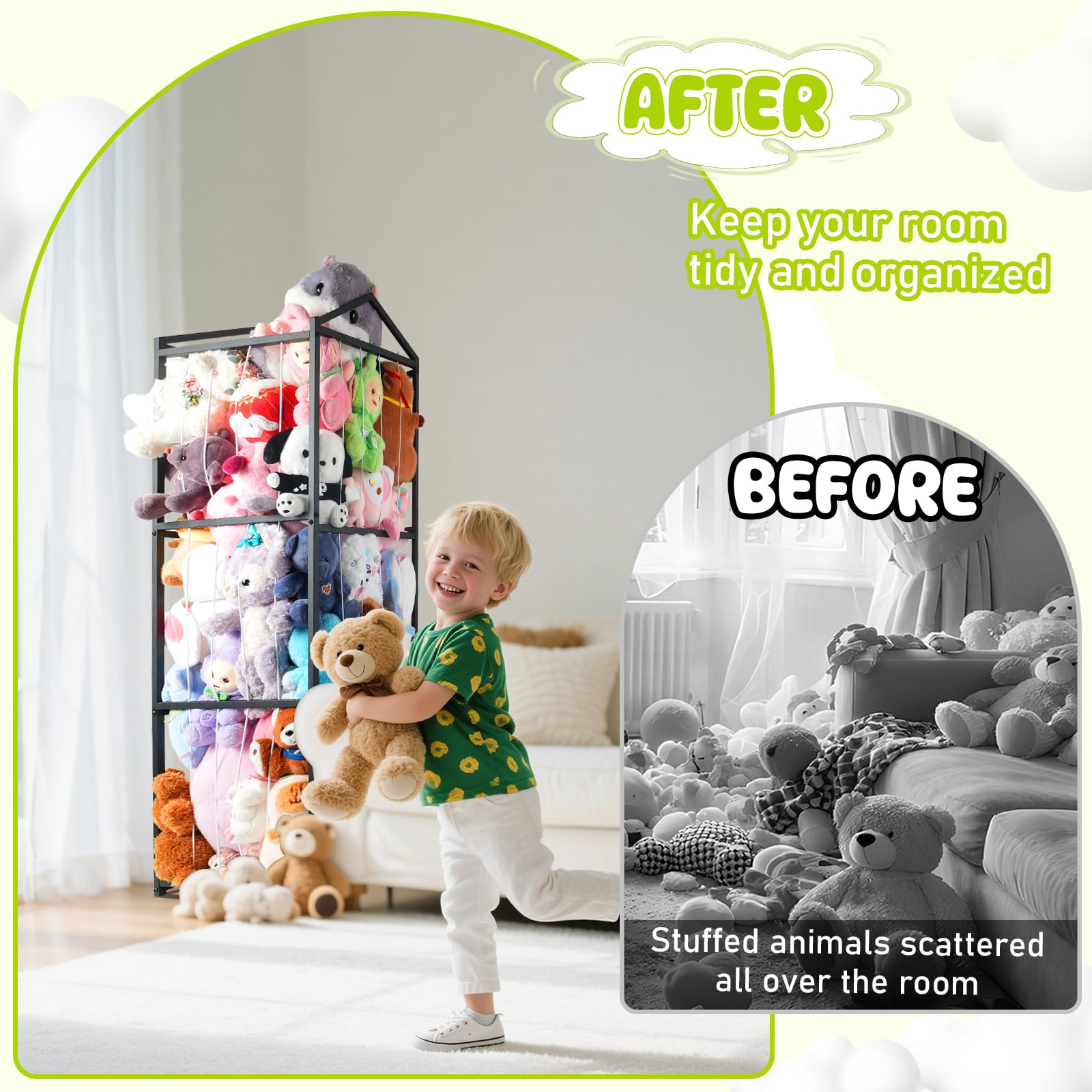NomNest multi-room functionality lets you move the organizer between bedroom, nursery, and playroom.
