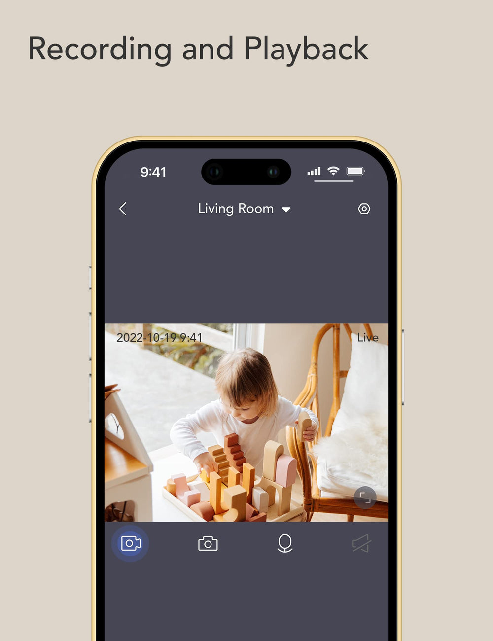 Nooie Alexa compatibility enables hands-free viewing.